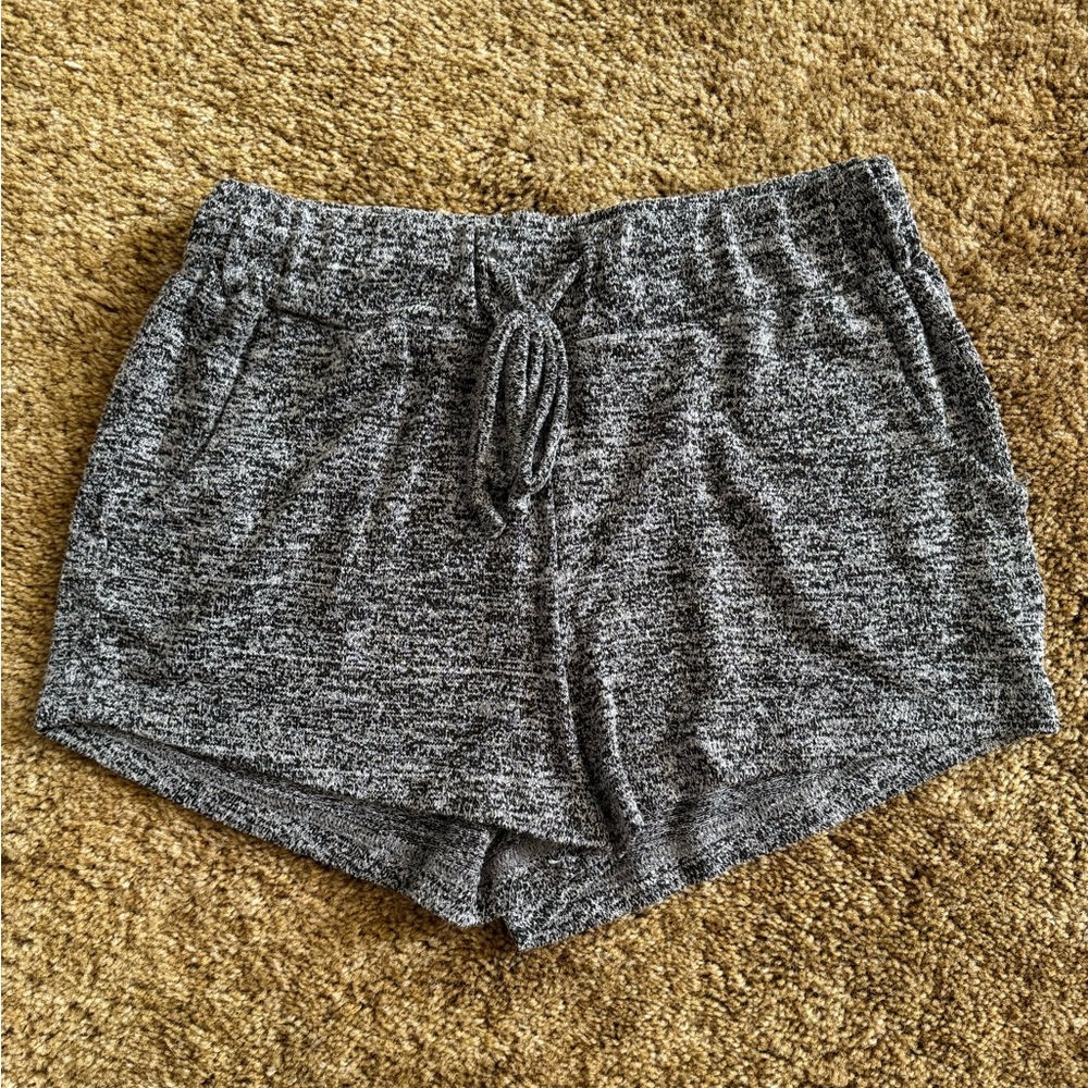 Heathered grey shorts; SUPER comfortable; perfect condition